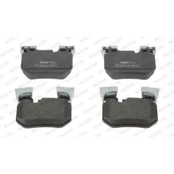 Jeu de 4 plaquettes de frein arrière FERODO OEM 34216797863