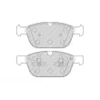 FERODO FDB4238 - Jeu de 4 plaquettes de frein avant