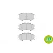 FERODO FDB4303 - Jeu de 4 plaquettes de frein avant