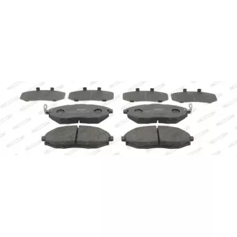 Jeu de 4 plaquettes de frein avant FERODO OEM 96952179