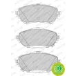 FERODO FDB4648 - Jeu de 4 plaquettes de frein avant