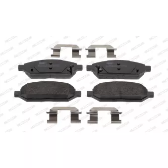Jeu de 4 plaquettes de frein avant FERODO OEM 42349235