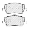 FERODO FDB5037 - Jeu de 4 plaquettes de frein avant