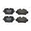 FERODO FDB5235 - Jeu de 4 plaquettes de frein arrière