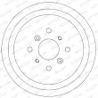 FERODO FDR329288 - Tambour de frein