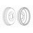 FERODO FDR329793 - Tambour de frein