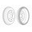 FERODO FDR329823 - Tambour de frein