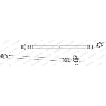 Flexible de frein FERODO OEM 6G912282CB