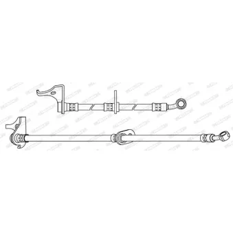 Flexible de frein FERODO OEM 01465TF0000