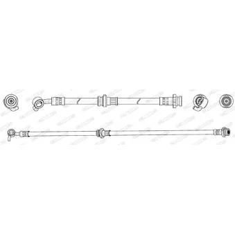 Flexible de frein FERODO OEM 462111HJ0B