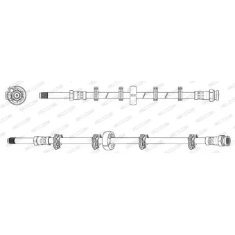 Flexible de frein FERODO OEM 504175595