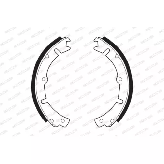 Jeu de mâchoires de frein FERODO FSB109