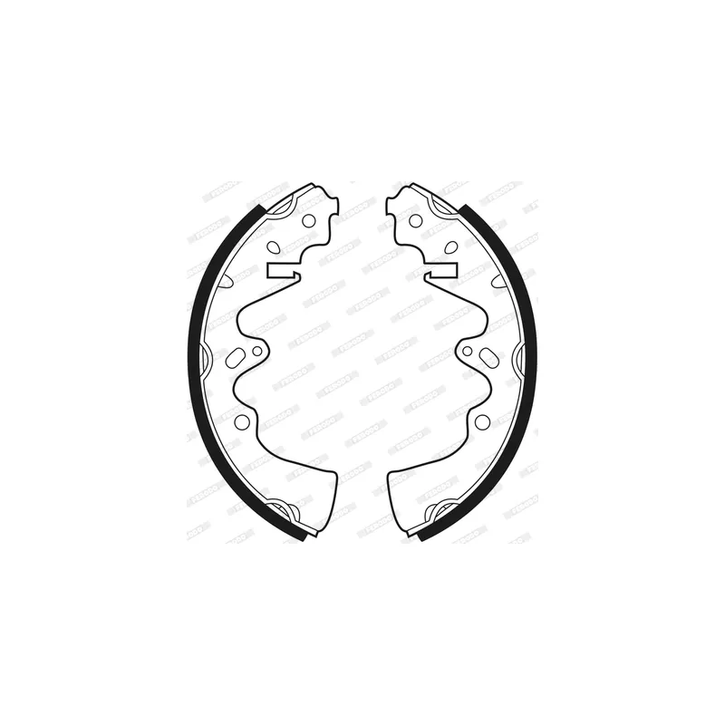 Jeu de mâchoires de frein FERODO FSB189 - Visuel 1