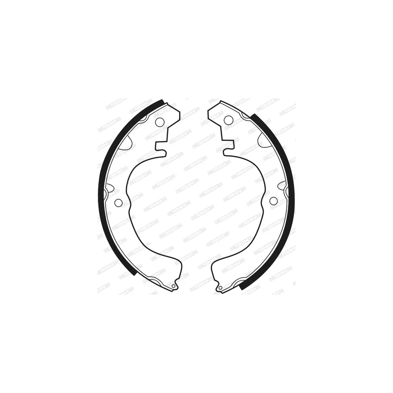 Jeu de mâchoires de frein FERODO FSB206 - Visuel 1