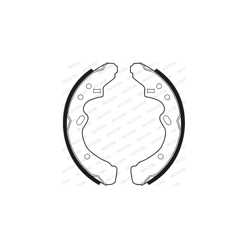 Jeu de mâchoires de frein FERODO FSB239 - Visuel 1