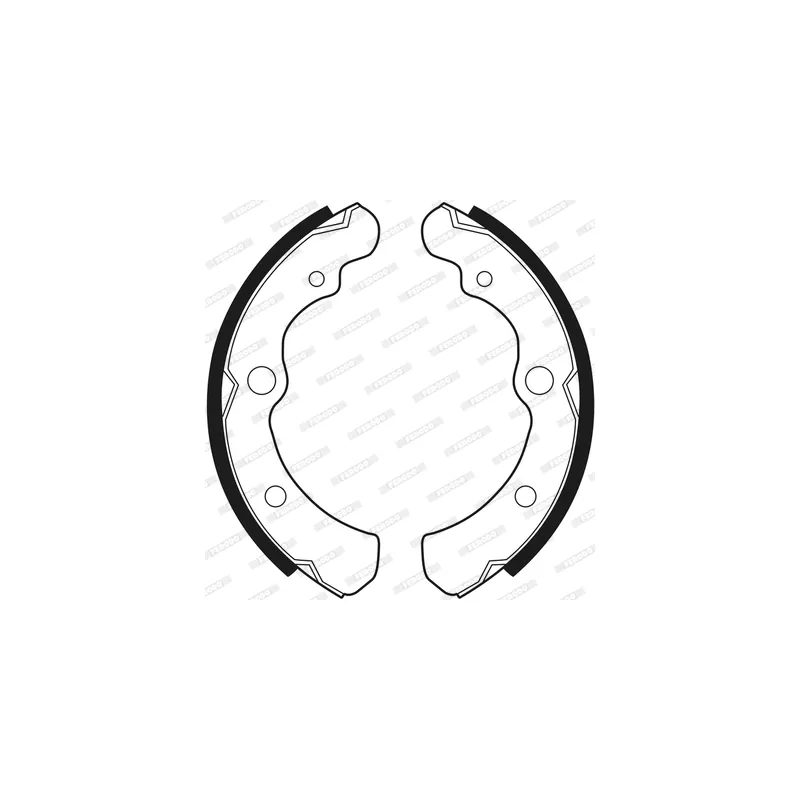 Jeu de mâchoires de frein FERODO FSB259 - Visuel 1