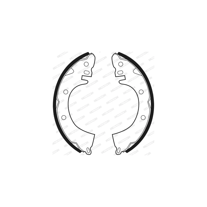 Jeu de mâchoires de frein FERODO FSB261 - Visuel 1