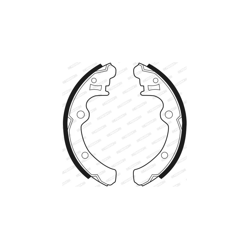 Jeu de mâchoires de frein FERODO FSB295 - Visuel 1