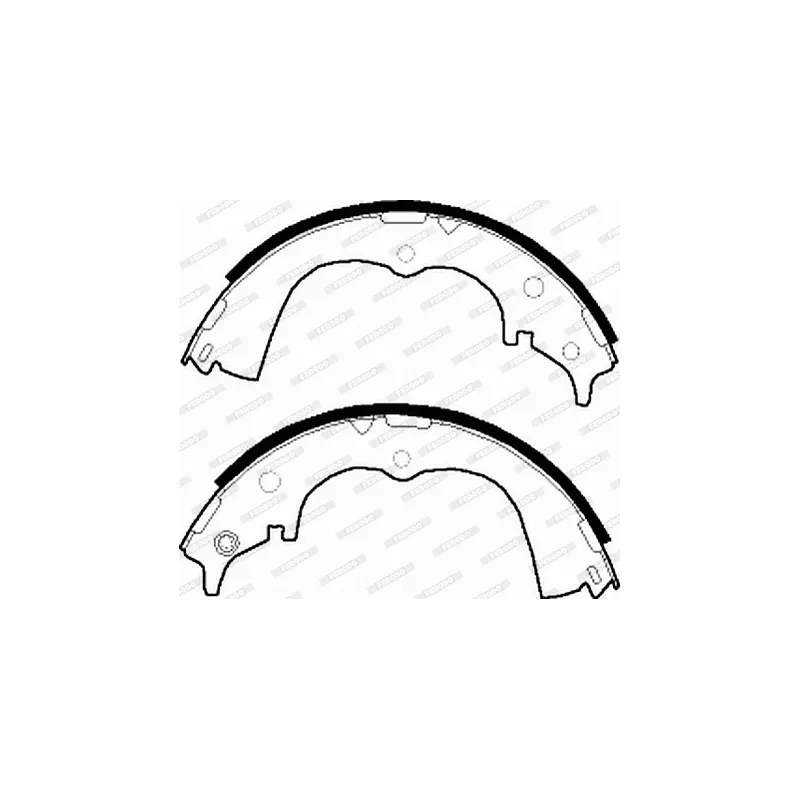 Jeu de mâchoires de frein FERODO FSB324 - Visuel 2