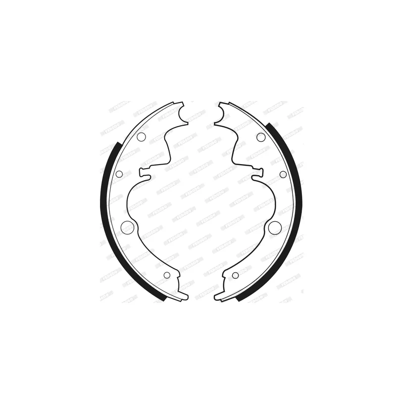 Jeu de mâchoires de frein FERODO FSB377 - Visuel 1