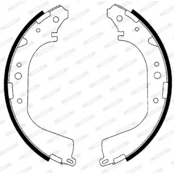 Jeu de mâchoires de frein FERODO OEM 4406001J25