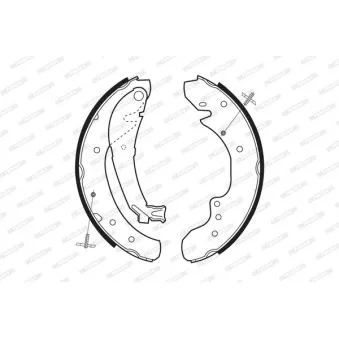Jeu de mâchoires de frein FERODO OEM 4251H4