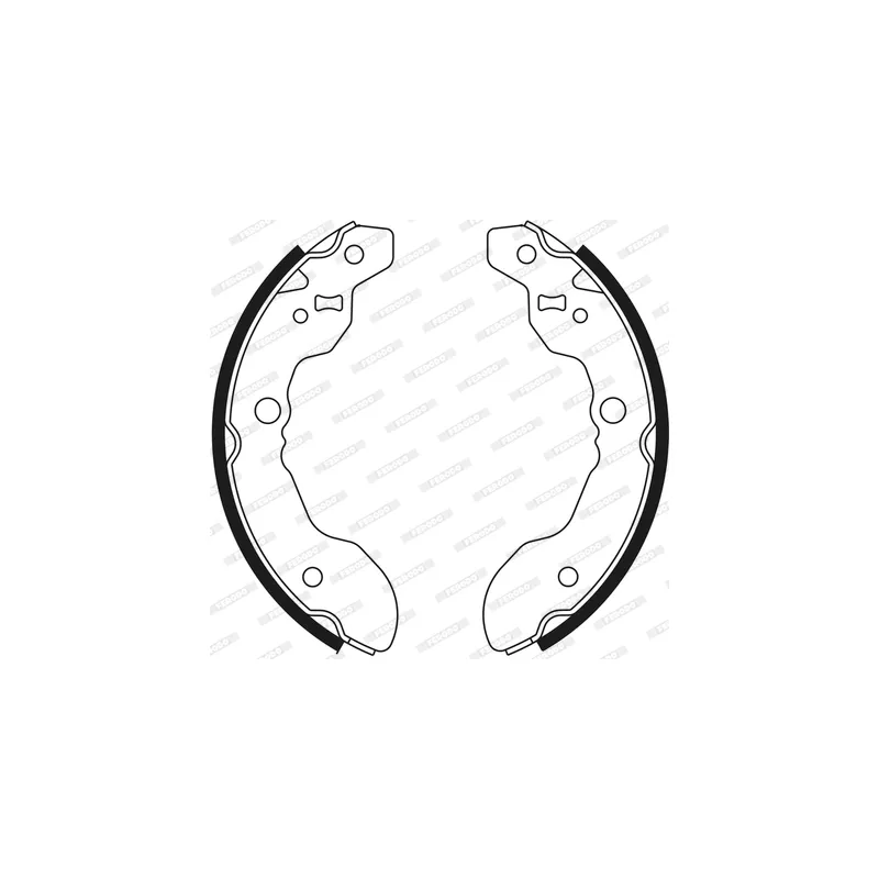 Jeu de mâchoires de frein FERODO FSB560 - Visuel 1