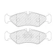 FERODO FVR1039 - Jeu de 4 plaquettes de frein arrière