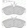 FERODO FVR1397 - Jeu de 4 plaquettes de frein avant