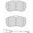 FERODO FVR4251 - Jeu de 4 plaquettes de frein arrière