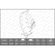 FERODO K15349.0-F3658 - Kit de garnitures de frein, frein à tambour