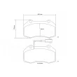 BREMBO 07.B314.21 - Kit de plaquettes de freins de haute performance