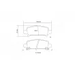 BREMBO 07.B315.17 - Kit de plaquettes de freins de haute performance