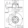 BREMBO 08.1980.20 - Jeu de 2 disques de frein avant