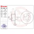 BREMBO 08.2536.10 - Jeu de 2 disques de frein avant