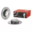 BREMBO 08.3126.76 - Jeu de 2 disques de frein arrière