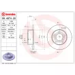 BREMBO 08.4874.20 - Jeu de 2 disques de frein arrière