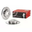 BREMBO 08.4917.10 - Jeu de 2 disques de frein arrière