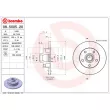 BREMBO 08.5005.20 - Jeu de 2 disques de frein arrière