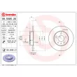 BREMBO 08.5085.21 - Jeu de 2 disques de frein arrière