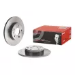 BREMBO 08.5085.21 - Jeu de 2 disques de frein arrière