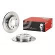BREMBO 08.5237.10 - Jeu de 2 disques de frein arrière