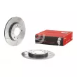 BREMBO 08.5334.75 - Jeu de 2 disques de frein arrière