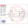 BREMBO 08.5645.40 - Jeu de 2 disques de frein arrière