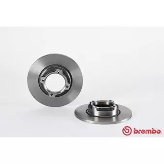 BREMBO 08.6858.10 - Jeu de 2 disques de frein arrière