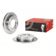 BREMBO 08.6865.10 - Jeu de 2 disques de frein arrière