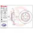 BREMBO 08.6917.11 - Jeu de 2 disques de frein arrière