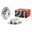 BREMBO 08.7014.10 - Jeu de 2 disques de frein arrière