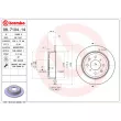 BREMBO 08.7104.14 - Jeu de 2 disques de frein arrière