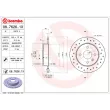 BREMBO 08.7626.1X - Jeu de 2 disques de frein arrière